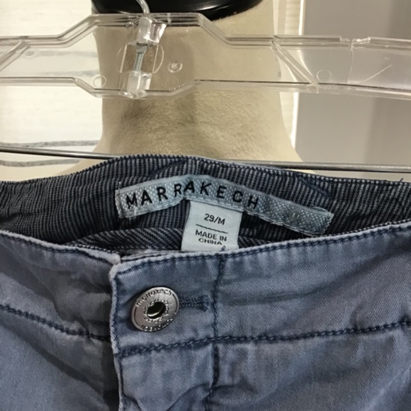 Marrakech Anthropologie Women Size 29/M Ivy Solid Vintage Denim Chino pant - Picture 5 of 11